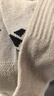 阿迪達斯（adidas）中性 訓練系列 MT ANK SOCK 2PP 兩雙裝襪子 KC0190 銀灰/黑色 M 曬單實(shí)拍圖