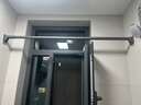 未來(lái)式免打孔伸縮晾衣桿陽(yáng)臺固定晾衣架窗簾桿衣柜桿衛生間浴簾桿支撐桿 灰色【承重升級】 1.0-1.7米墻距適用 曬單實(shí)拍圖