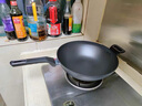 膳魔師超固鈦炒鍋不粘鍋鐵鍋平底鍋 全新鈦熔射 電磁爐通用 超鈦鍍炒鍋 32cm 曬單實(shí)拍圖