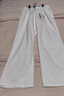 逸陽(yáng)（ESE-Y）三芯紗輕薄長(cháng)直筒牛仔褲女夏季新款寬松窄版闊腿長(cháng)褲子 白色-小個(gè)子版 28 曬單實(shí)拍圖