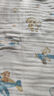 嫚熙（EMXEE）嬰兒浴巾 新生兒紗布超柔棉四季洗澡兒童專用 氣球島105*105cm 曬單實拍圖