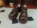 達芙妮復古真皮厚底牛津鞋2025秋季新款通勤英倫風(fēng)樂(lè )福鞋黑色系帶小皮鞋 棕色 【厚底減震-秋季上新】 37 曬單實(shí)拍圖