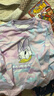 迪士尼寶寶（Disney Baby）女童衛衣兒童長(cháng)袖T恤中大童裝春季純棉舒適百搭上衣 紫印花 140 曬單實(shí)拍圖
