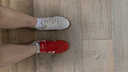 adidas「T頭鞋」VL COURT BOLD厚底增高休閑板鞋德訓鞋女阿迪達斯   淺猩紅/暖香草色   39 曬單實(shí)拍圖