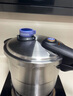 蘇泊爾（SUPOR）高壓鍋燃氣快煮 防爆304不銹鋼壓力鍋電磁爐通用家用 帶蒸格藍眼 100kPA快壓 22cm 6L 曬單實(shí)拍圖