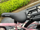 ICOLOUR自行車(chē)成人山地車(chē)公路賽車(chē)單車(chē)騎行變速內走線(xiàn)學(xué)生男女青少年 【薔薇粉】超強減震-鋼架輻條輪 24寸21速（145-165cm） 曬單實(shí)拍圖