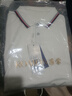 羅蒙【抗皺】短袖t恤男夏季冰絲薄款翻領(lǐng)商務(wù)休閑POLO衫女士工裝上衣 曬單實(shí)拍圖