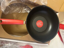 特福（Tefal）炒鍋家用不粘鍋平底炒鍋28cm炒鍋電磁爐燃氣灶通用有鈦 曬單實(shí)拍圖