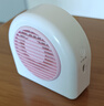 得力（deli）迷你手持小風(fēng)扇充電小型大風(fēng)力電風(fēng)扇戶(hù)外露營(yíng)辦公室宿舍桌面專(zhuān)用臺式輕音電扇帶掛繩 白 曬單實(shí)拍圖