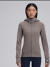 lululemon丨Scuba 女士拉鏈連帽衫 LW4CGVS 暖褐灰 XS /4 曬單實(shí)拍圖