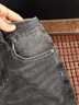 JEEP SPIRIT牛仔褲男款春秋灰色彈力直筒長(cháng)褲2025新款秋季寬松薄款休閑褲子男 8015灰色 28 曬單實(shí)拍圖