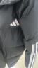 阿迪達斯（adidas）羽絨服男裝女裝 冬季新款情侶裝中長(cháng)款保暖羽絨外套600蓬鴨絨 JG3855/黑色女裝/絨子含量80 L 曬單實(shí)拍圖