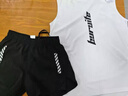 跑步男運動(dòng)套裝健身衣服夏季速干背心專(zhuān)業(yè)馬拉松裝備訓練專(zhuān)用短褲 B16藍色+DK171灰色（高質(zhì)量款） 3XL (建議140-155斤內) 曬單實(shí)拍圖