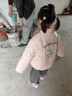 巴拉巴拉童裝兒童棉服男童女童外套2024冬裝棉衣繡花寶寶衣服208424106202 曬單實(shí)拍圖