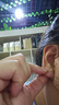 蒂蔻（Tico）路路通足金磨砂面素圈黃金耳釘女5D硬金耳環(huán)圓珠耳飾生日禮物 曬單實(shí)拍圖