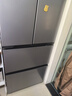 美的（Midea）417法式多門(mén)四開(kāi)門(mén)60cm超薄零嵌入式雙變頻小戶(hù)型無(wú)霜電冰箱 MR-417WFPE 流蘇銀 家電國家補貼20% 曬單實(shí)拍圖