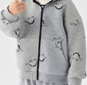 巴拉巴拉兒童外套女童寶寶年春秋裝童裝男童秋裝洋氣連帽 淺灰色00322 100 cm 曬單實(shí)拍圖