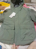 優(yōu)衣庫童裝男童女童高性能復合連帽外套/保暖厚衣服473309 55 青綠色 160 160cm 曬單實(shí)拍圖