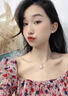 COULN KIN項(xiàng)鏈女S999純銀鍍玫瑰金珍珠吊墜時(shí)尚氣質(zhì)款生日送女友情人節(jié)禮物 玫瑰金色珍珠項(xiàng)鏈+精美禮盒 曬單實(shí)拍圖