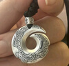 央創(chuàng  )時(shí)尚【中國黃金】男士足銀項鏈轉運珠吊墜生日禮物送男友老公男生 曬單實(shí)拍圖
