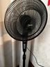美的（Midea）電風扇 家用風扇 落地扇 7葉遠距強風電扇 立式輕音節(jié)能可定時降溫 黑色機械款 【風速309m/min】超級單品 曬單實拍圖