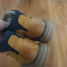 駱駝（CAMEL）百搭厚底抓地復古免系拉鏈高幫秋冬馬丁靴男 G15W342009 黑色 44 曬單實(shí)拍圖