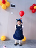 可英 GOWINBABY女童連衣裙保暖2025秋冬款女寶甜美可愛(ài)女孩百搭卡通兔子背心裙 寶藍 110 （適合身高100cm-110cm） 曬單實(shí)拍圖