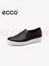 愛(ài)步（ECCO）休閑鞋男 2025年新品舒適一腳蹬板鞋牛皮男鞋 柔酷60周年525454 黑色52545401001 41 曬單實(shí)拍圖
