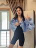 婷美收腹提臀體雕衣雙重收腹抑菌底檔免穿內褲美體塑身連體衣 黑色L 曬單實(shí)拍圖