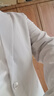 羅蒙（ROMON）韓版休閑春秋西服套裝男士修身商務(wù)正裝新郎純色時(shí)尚休閑小西裝男 灰色(西裝+褲子)兩件套 XL 曬單實(shí)拍圖