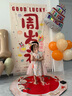 凡獵女童連衣裙夏裝2025新款兒童公主裙旗袍漢服寶寶周歲禮服夏季 曬單實拍圖