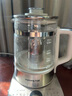 九陽（Joyoung）1.8L全玻璃沸萃養(yǎng)生壺煮茶器 316L雙鋼加長茶籃 輕音燉煮 0膠水0異味0重金屬家用電燒水壺18WY20R 曬單實拍圖