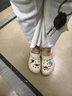 卡駱馳（CROCS）貝雅云彩女士洞洞鞋戶(hù)外休閑鞋|208186 冬日白-11S(含智必星) 36 (230mm) 37 曬單實(shí)拍圖
