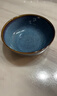 宜家（IKEA）GLADELIG格拉德里彩釉碗藍色多件套吃飯餐具多尺寸家用 餐盤(pán)20cm 曬單實(shí)拍圖
