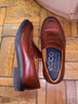 愛(ài)步（ECCO）*樂(lè )福鞋男 牛皮男士休閑皮鞋商務(wù)鞋一腳蹬皮鞋都市倫敦525654 HL 深棕紅52565401053 42 曬單實(shí)拍圖