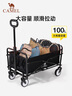 CAMEL露營(yíng)小拉車(chē)營(yíng)地車(chē)折疊購物車(chē)買(mǎi)菜溜娃遛狗車(chē)拉桿拖推車(chē)家用取快遞 曬單實(shí)拍圖
