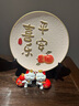 赟婭招財貓鑰匙收納玄關(guān)裝飾品擺件入戶(hù)門(mén)口鞋柜客廳家居喬遷新居禮品 福袋貓+木架+平安喜樂(lè )擺臺+兩貓 曬單實(shí)拍圖