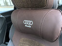奧迪A4A5A6LA7A8Q3Q5Q7專(zhuān)用真皮頭枕舒適護頸枕座椅腰靠枕配件 奧迪專(zhuān)用-頭枕 摩卡棕 1個(gè) 曬單實(shí)拍圖