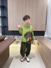 奧特曼童裝男童套裝春秋款2025新款兒童秋裝男寶寶卡通襯衫束腳褲兩件套 綠色 80 建議75-85cm9-12月 曬單實(shí)拍圖