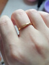 中國黃金（CHINA GOLD）冰川黃金戒指男女款一對足金如初情侶對戒教師節生日禮物送男女友 【今/次日達】冰川戒指 約1.3g【女戒】中金禮盒 曬單實(shí)拍圖