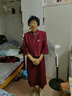 歐巴頓五一喜婆婆婚宴裝平時可穿結(jié)婚媽媽禮服高貴旗袍春秋兩件套連衣裙 2316紅色 常規(guī) 【上衣+裙子】套裝 2XL 建議100-115斤左右 曬單實拍圖