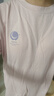 浪莎女士睡衣睡裙女夏季帶胸墊圓領(lǐng)套頭可外穿家居服2025新款甜心紫 曬單實拍圖