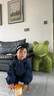 G.DUCKKIDS男童套裝春秋新款中小童卡通洋氣春季沖鋒衣男寶寶工裝秋季兩件套 六只小狗 兩件套 120 曬單實(shí)拍圖
