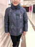鴨鴨（YAYA）媽媽羽絨服女短款洋氣2025新款中老年人女裝冬季奶奶保暖立領(lǐng)外套 紫色 3XL 【建議120-135斤】 曬單實(shí)拍圖