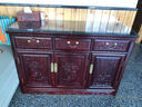 萬(wàn)錦福非洲酸枝木中式餐邊柜儲物柜一體靠墻客廳全實(shí)木玄關(guān)柜收納整理柜 三抽三門(mén)118*40*90cm 曬單實(shí)拍圖
