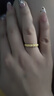 老廟黃金戒指足金古法花絲女戒送女友老婆生日節(jié)日禮物 多退少補 約3.7g/14號(適用13-15#) 曬單實拍圖