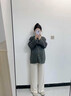 麒貝孕婦闊腿褲2025秋冬季新款外穿加絨時(shí)尚寬松大碼不勒肚子羊毛褲厚 【秋冬】羊毛-經(jīng)典托腹-杏色 適合10℃-22℃ XL 【135-150斤】 曬單實(shí)拍圖