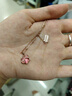 央創(chuàng  )時(shí)尚【中國黃金】銀項鏈女生生日禮物女士高級小眾精致女朋友閨蜜S925 曬單實(shí)拍圖
