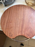 美廚（maxcook）烏檀木砧板菜板 圓形整木加厚案板和面板 33*33*3cm 中號MCPJ8277 曬單實(shí)拍圖