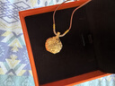 世紀(jì)緣珠寶桃花瓶古法黃金吊墜輕奢時(shí)尚百搭足金掛墜七夕禮物送女友 6.35g【小版】 曬單實(shí)拍圖
